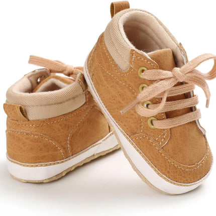 Baby Boys Girls Booties Fleece Anti-Slip Soft Sole Boots Toddler First Walker Warm Shoes