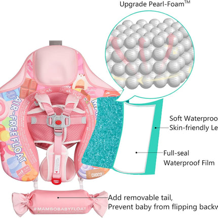 Mambobaby Add Tail Newest Baby Float with Sun Canopy – Candy