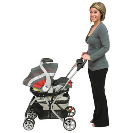 Snap-N-Go Universal Single Car Seat Carrier Stroller, Black
