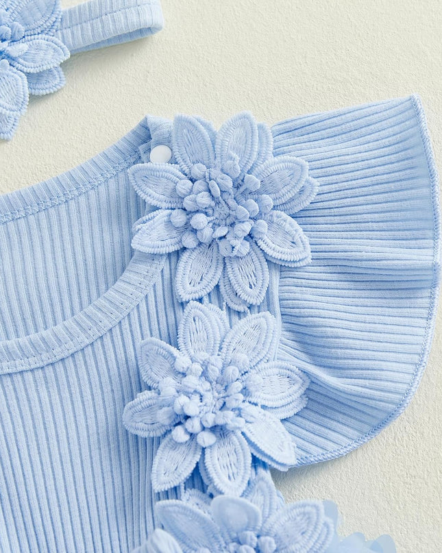 Baby Girl Lace Romper Bodysuit Outfits for Birthday,Photoshoot,Photography,Cake Smash,Gift