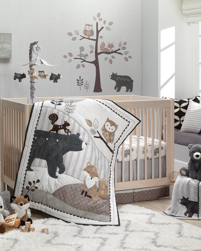 Woodland Forest Plush Bear Stuffed Animal Toy Plushie - Oscar