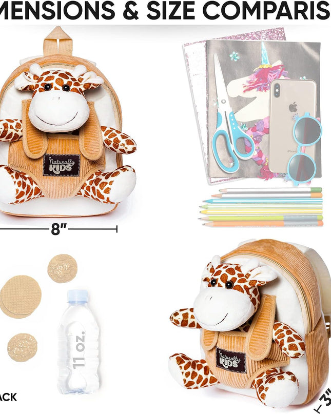 Giraffe Backpack, Giraffe Toys for Kids 3-5, Toddler Stuffed Animal Gifts for 2 3 4 5 Year Old Girl Boy