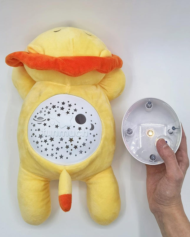 Baby Soother White Noise Sound Lion Plush Toys Star Projector Melodies Nightlight Soother Kids Gifts