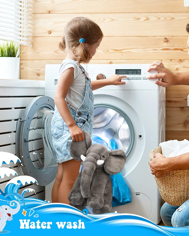 Stuffed Elephant Plush Animal Toy (12 X 9 X 15 Inch)