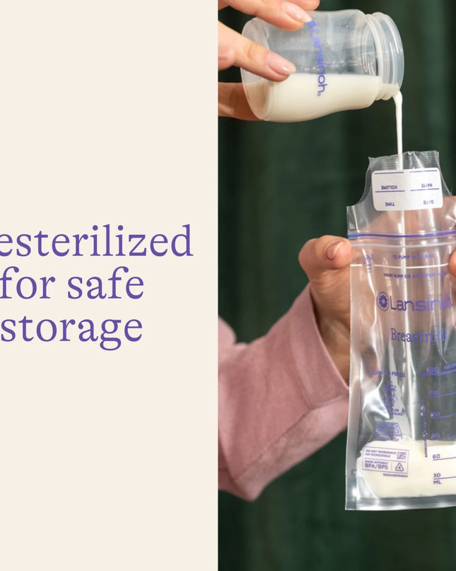 (3 Pack)  Breastmilk Storage Bags, Fast Freeze and Thaw, 25 Count, Baby Essentials, 6Oz