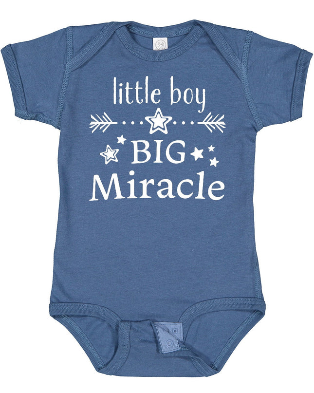 Little Boy, Big Miracle Boys Baby Bodysuit