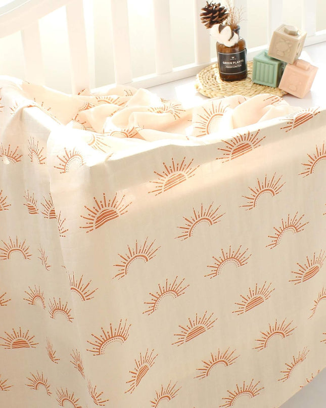 2 Pack Baby Swaddle Blankets - Soft Muslin Swaddle Blankets - Earthy Color Collection, Lightweight, Breathable, Large 47 X 47 Inches Receiving Blankets