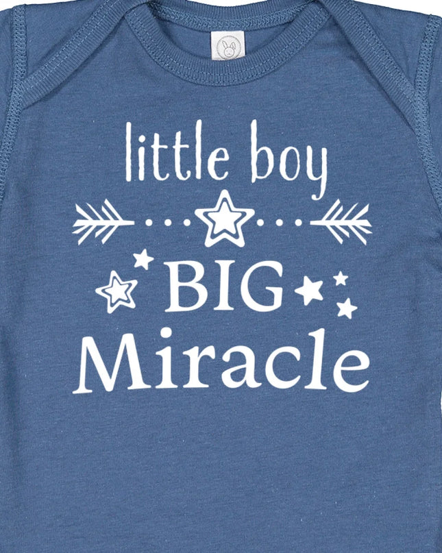 Little Boy, Big Miracle Boys Baby Bodysuit