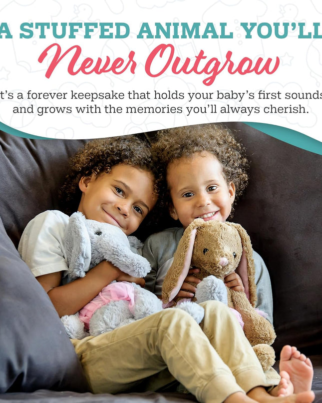 MBHB Digital Voice Recorder Animal W/20 Second Recorder, Dictaphone to Capture Baby'S Heartbeat during Pregnancy + Ultrasound, Not a Medical Device, Bunny