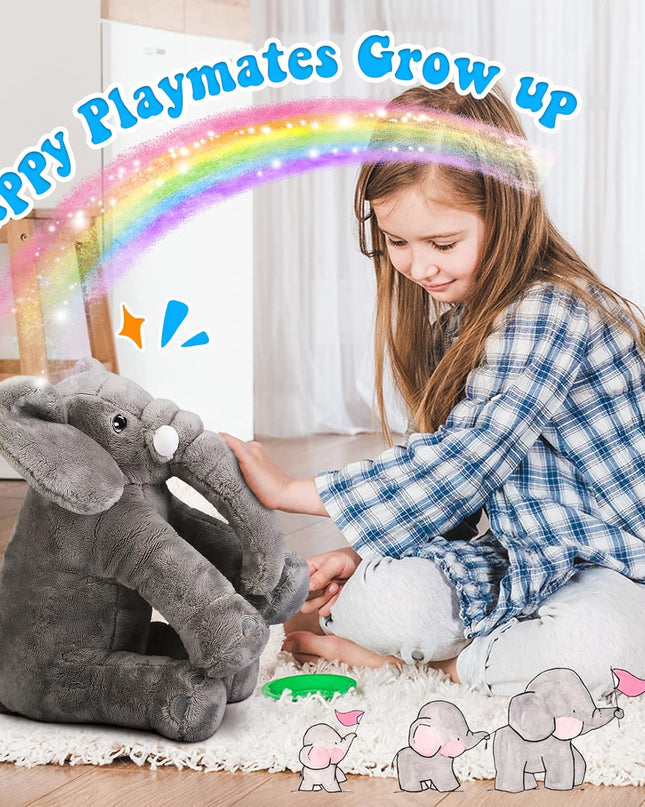 Stuffed Elephant Plush Animal Toy (12 X 9 X 15 Inch)