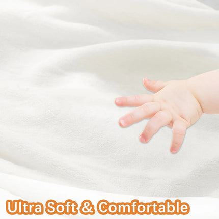 Baby Bath Towel, Absorbent Large Hooded Towel for Kids, Newborn, Babie, Toddler, Infant, Orange Bear, 31.5 X 31.5 Inch