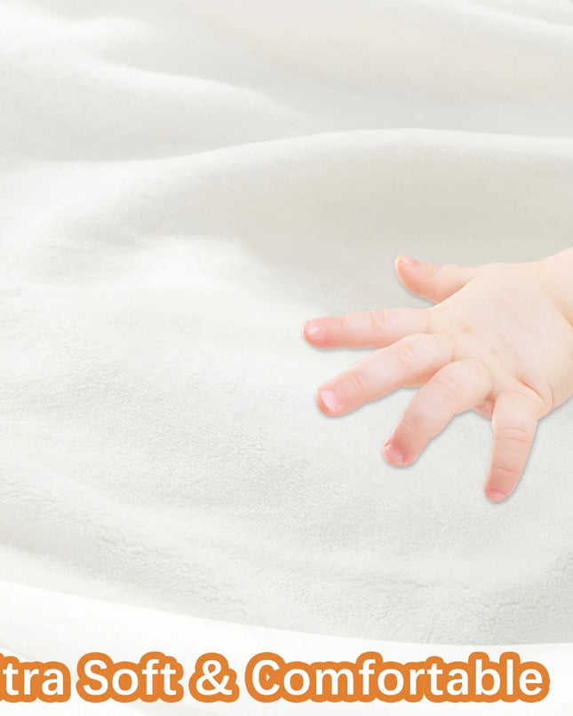 Baby Bath Towel, Absorbent Large Hooded Towel for Kids, Newborn, Babie, Toddler, Infant, Orange Bear, 31.5 X 31.5 Inch