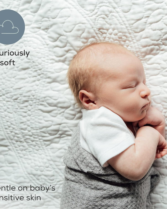 Newborn Photography Wraps - Gender Neutral Baby Essentials - Soft Knit Receiving Blankets - Newborn Photo Props - Neutral, 16" X 64" (3-Pack)