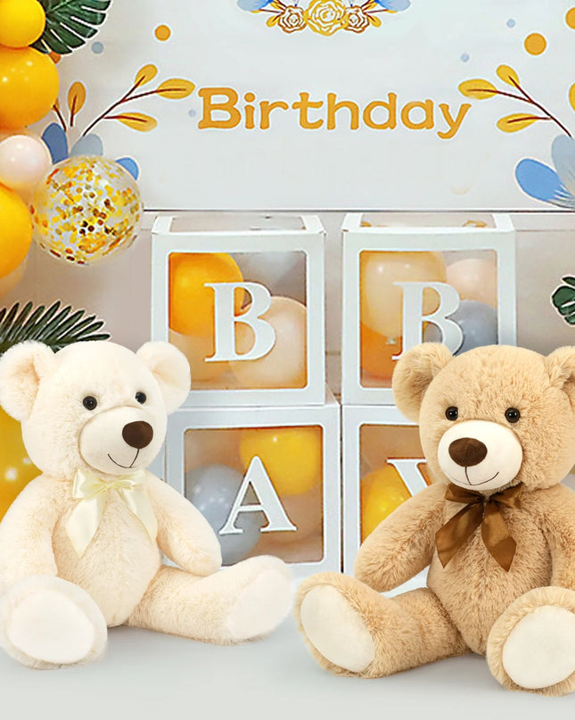 13.8" Small Teddy Bear Cute Bear Stuffed Animals 3 Pack