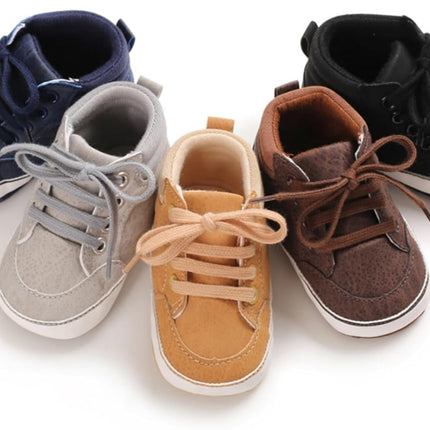 Baby Boys Girls Booties Fleece Anti-Slip Soft Sole Boots Toddler First Walker Warm Shoes