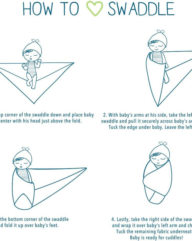 Organic Muslin Baby Boy Swaddle Blankets 2 Pack Receiving Blanket Sunset Print, White