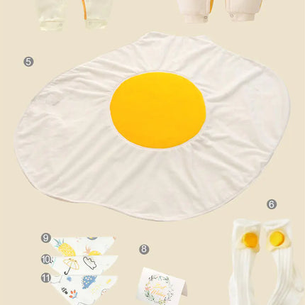 Newborn Gift Box with Summer Dress and Baby Supplies