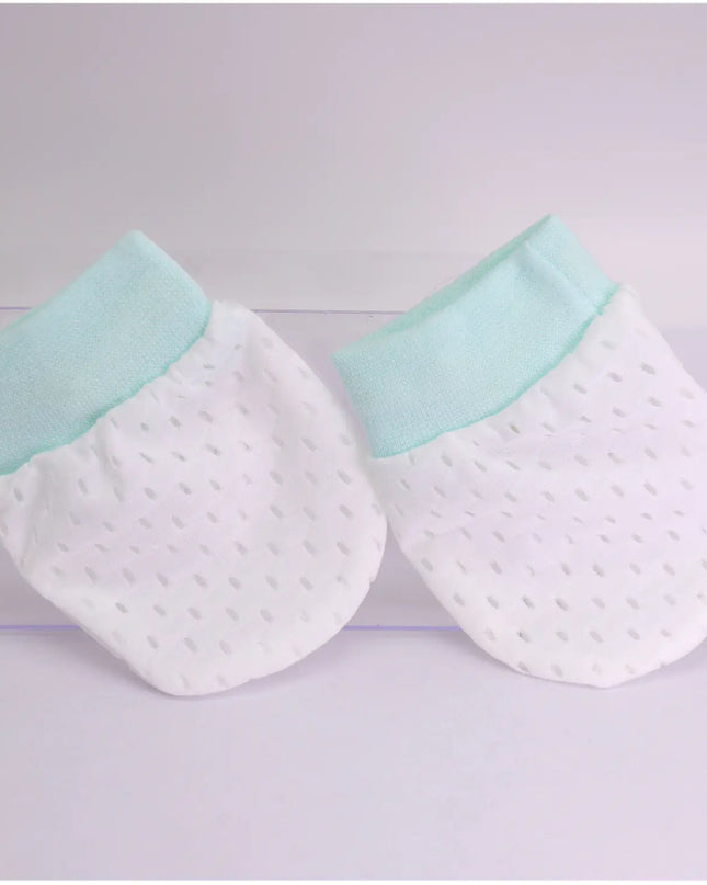 Adjustable Anti-Scratch Mittens for Infants and Newborns