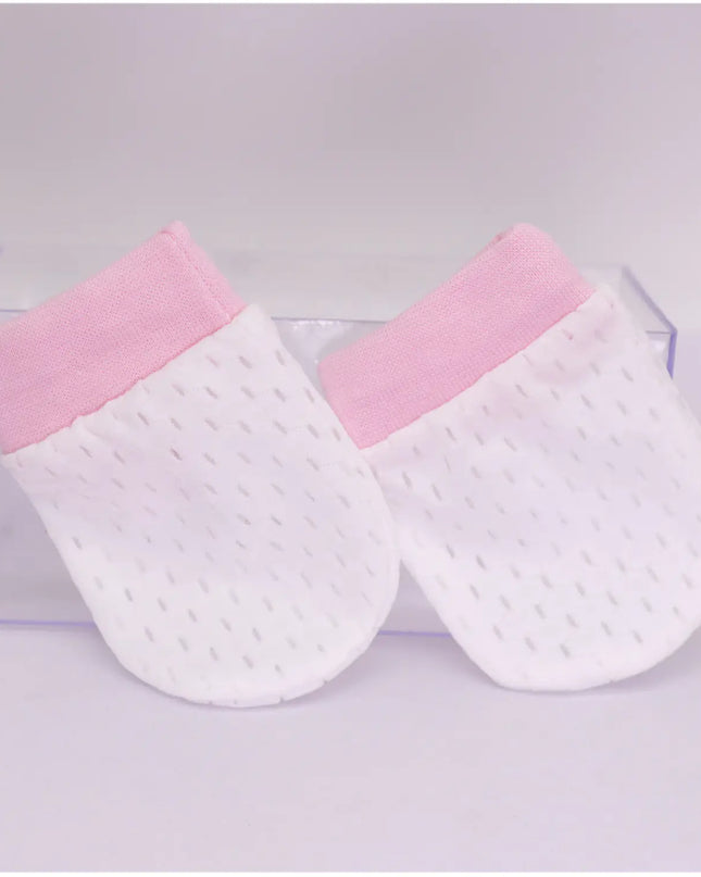 Adjustable Anti-Scratch Mittens for Infants and Newborns